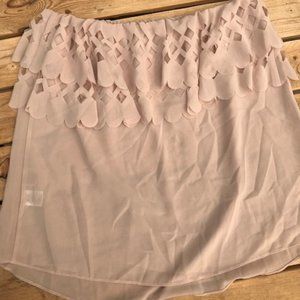 Alythea, skirt, beige, large, eyelet trim
